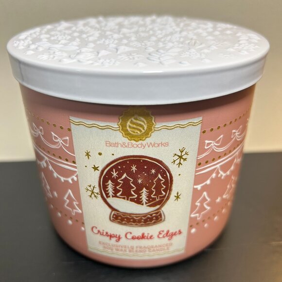 Bath & Body Works Other - Bath & Body Works Crispy Cookie Edges 3-Wick Candle NEW